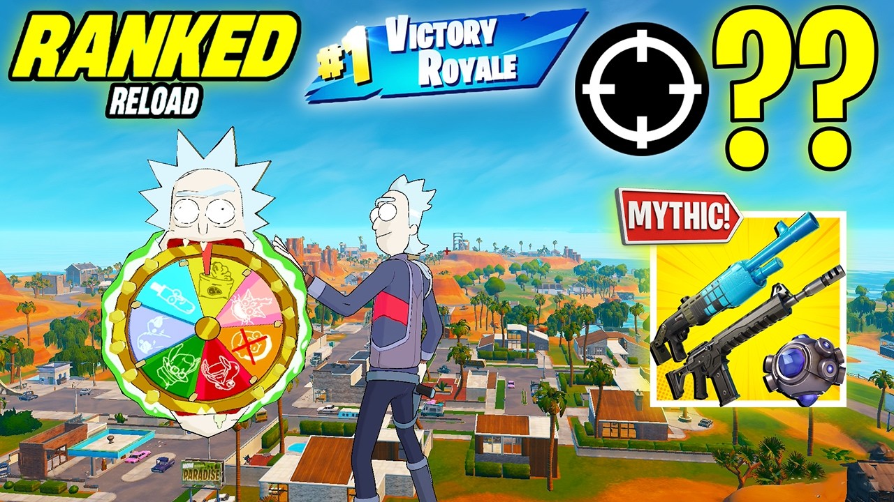 Unreal Ranked Reload Wins with Rick and Morty Skins