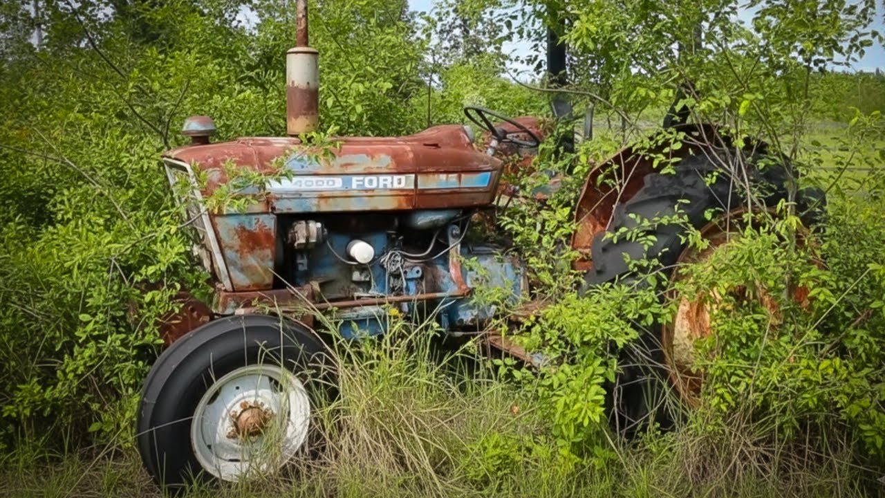 FORGOTTEN Farm Tractor! Will it start