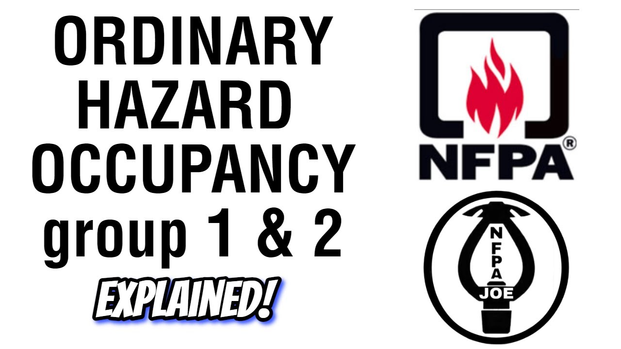 Ordinary Hazard Occupancy NFPA 13 Fire sprinkler head spacing