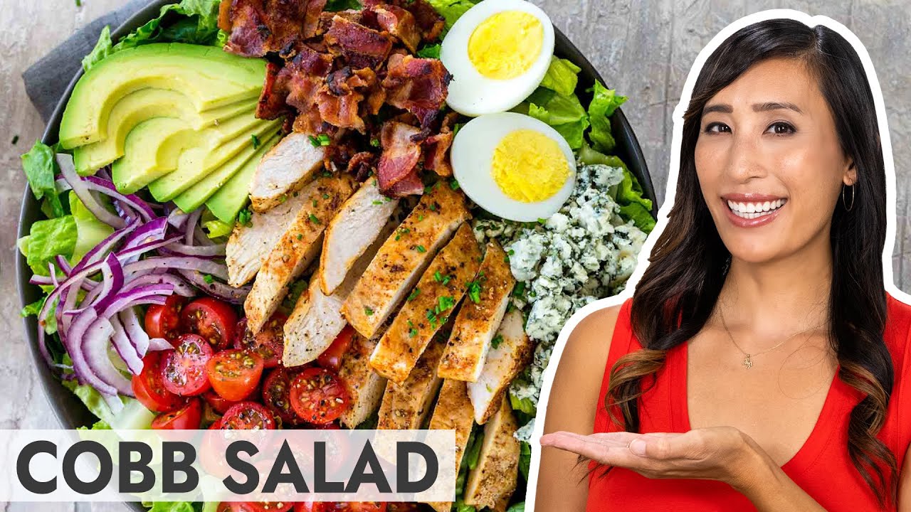 Easy Cobb Salad with Red Wine Vinaigrette