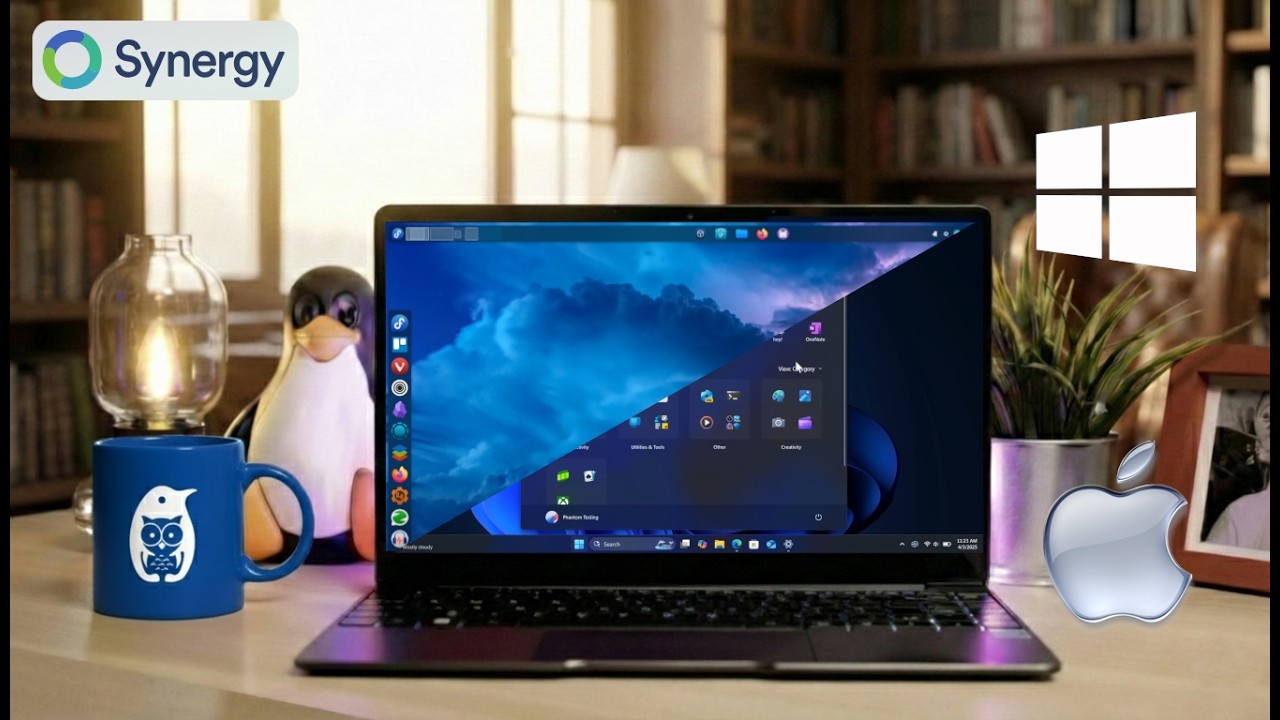 Compartilhando mesmo teclado e mouse para vários computadores, seja Windows, macOS e Linux!
