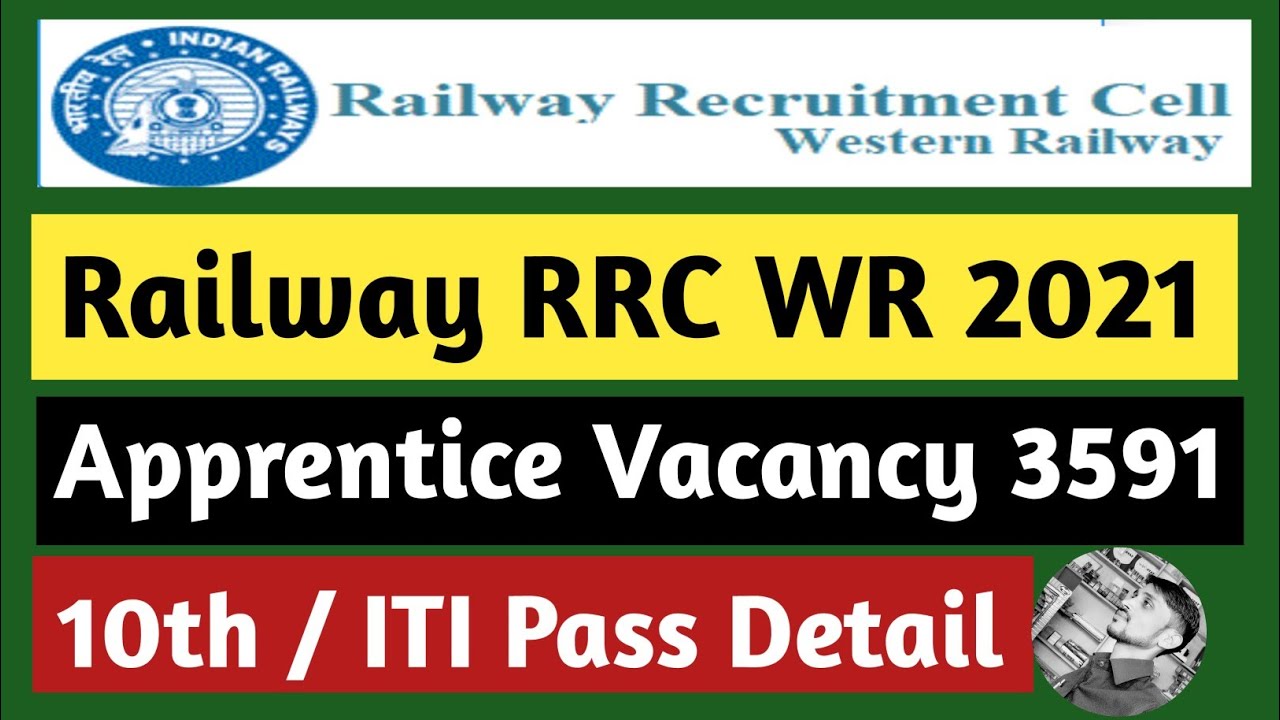 railway WR apprentice Vacancy 2021-22 | RRC WR APPRENTICE RECRUITMENT 2021 | Western railway