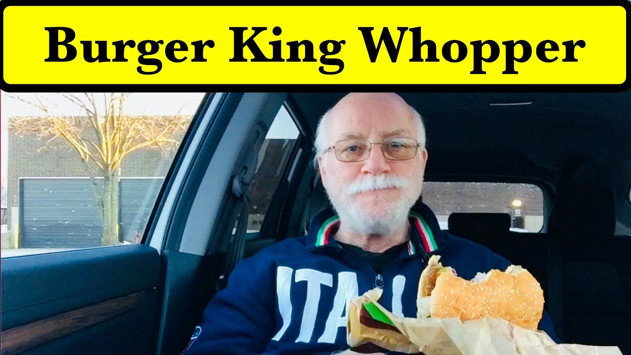 Munching The Burger King Whopper