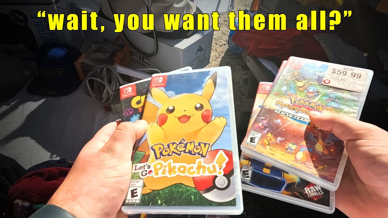 I Found Nintendo Switch Games at my Local Flea Market!