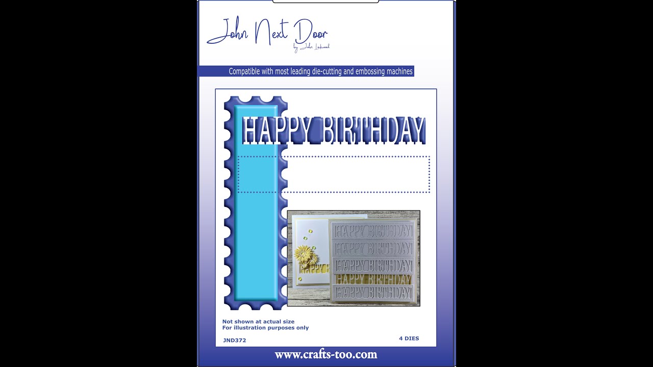 JND372 - Postage Happy Birthday