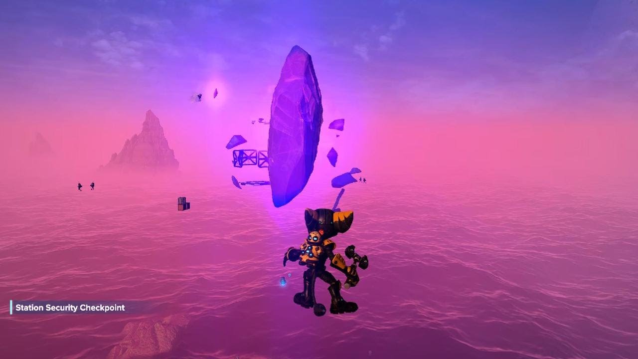 Ratchet & Clank: Rift Apart Blizon Crystal Dimension Shift Glitch