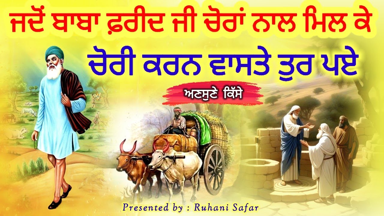 ਜਦੋਂ ਬਾਬਾ ਫਰੀਦ ਜੀ ਚੋਰਾਂ ਨਾਲ ਮਿਲ ਕੇ ਚੋਰੀ ਕਰਨ ਤੁਰ ਪਏ, Baba Farid Ji, Ruhani Safar Ep 1208