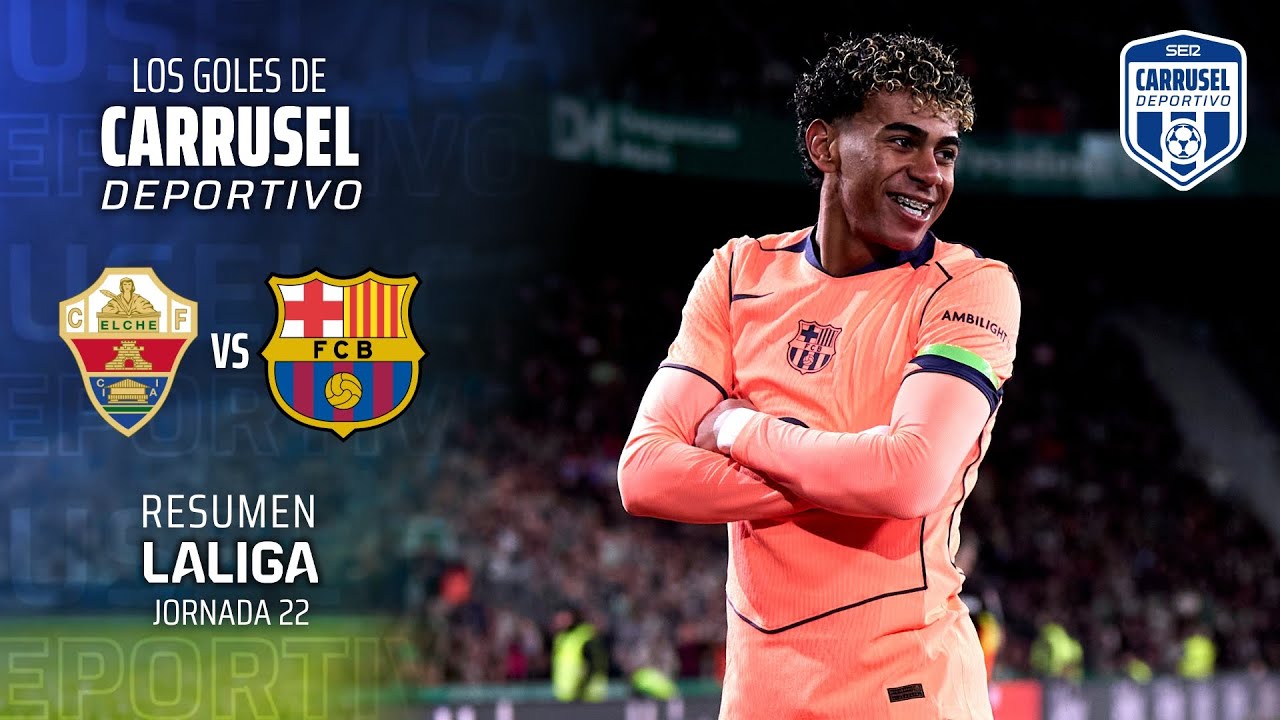 Un Bar&ccedil;a eficaz duerme l&iacute;der de LaLiga - Resumen de goles del Elche CF 1-3 FC Barcelona