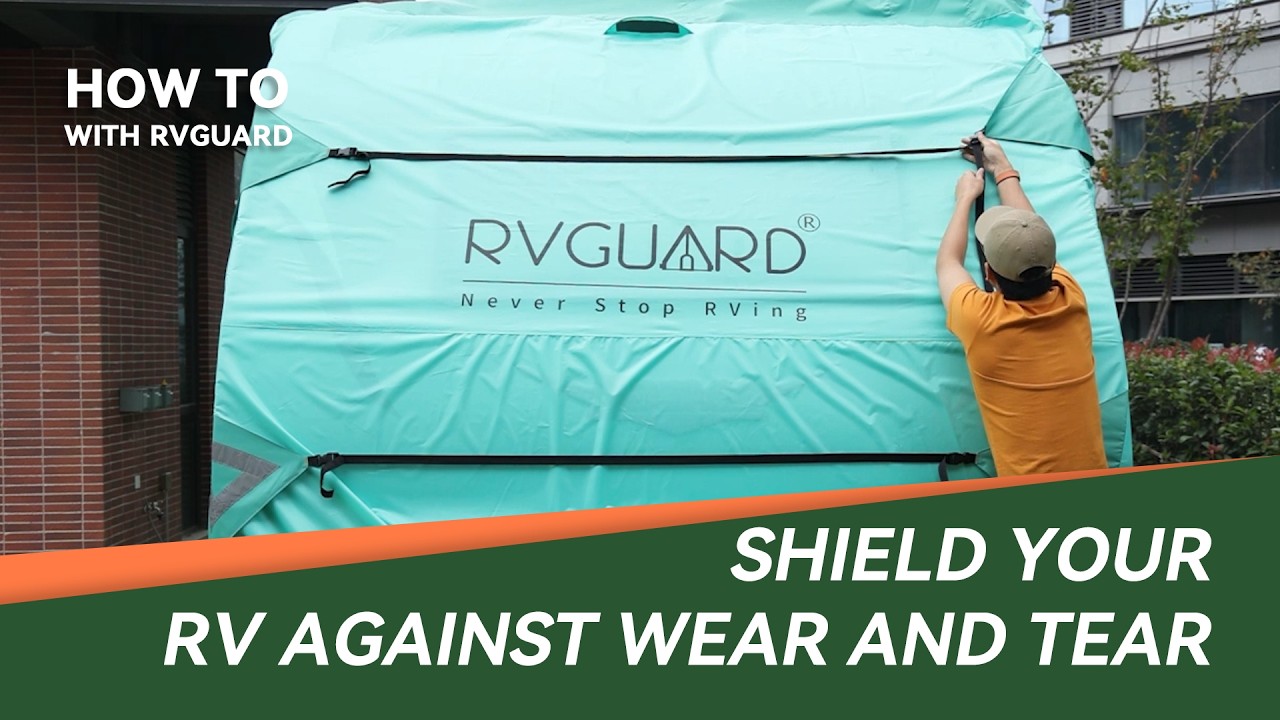 How to Protect Your RV with RVGUARD RV Cover 🛡️ | Easy Installation & Maximum Protection! 🚐💪