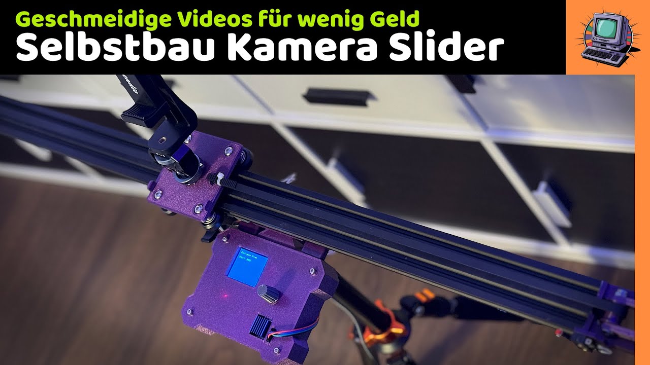 Professionelle Videos mit Kamera Slider - komplett selbstgebaut