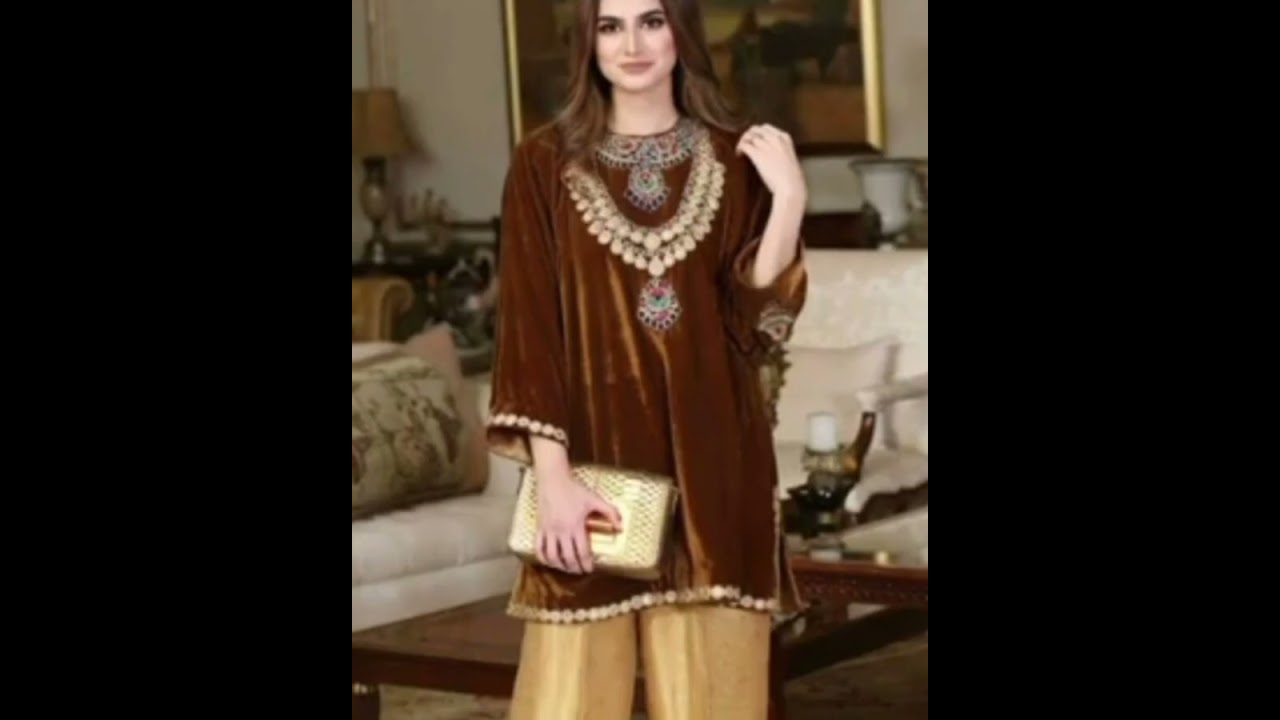 #Trending Velvet Dress Design Ideas #Viral velvet fancy  dress