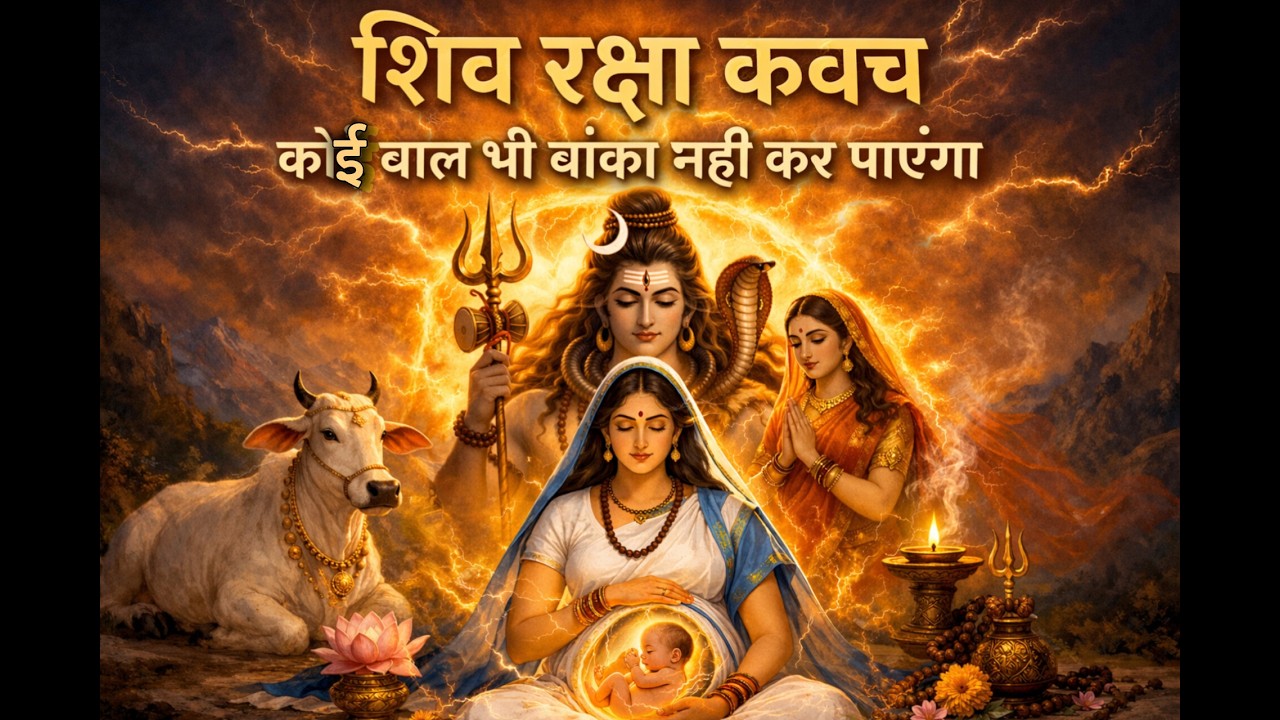 सभी विपत्तियों को दूर करने वाला - शिव कवच स्तॊत्रम् - Shiv Kavach Stotram| Garbh Sanskar
