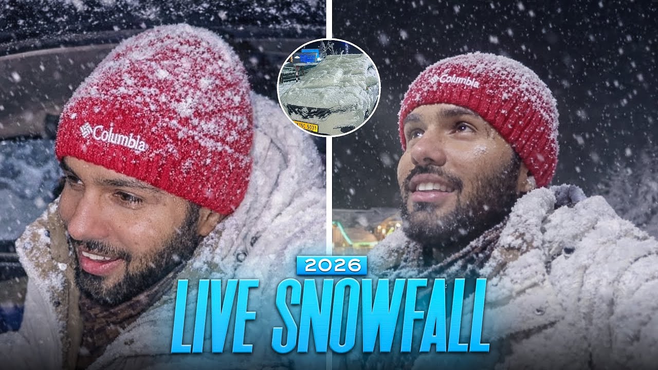 Nature&rsquo;s Surprise ❄️ | Live Snowfall in Sonmarg, Kashmir 2026
