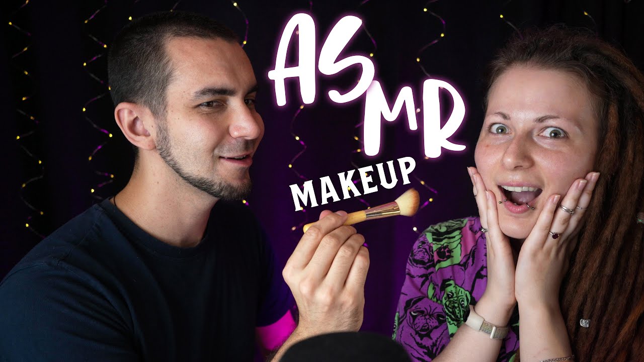 АСМР Друг делает мне макияж 💄 ASMR My friend does my makeup