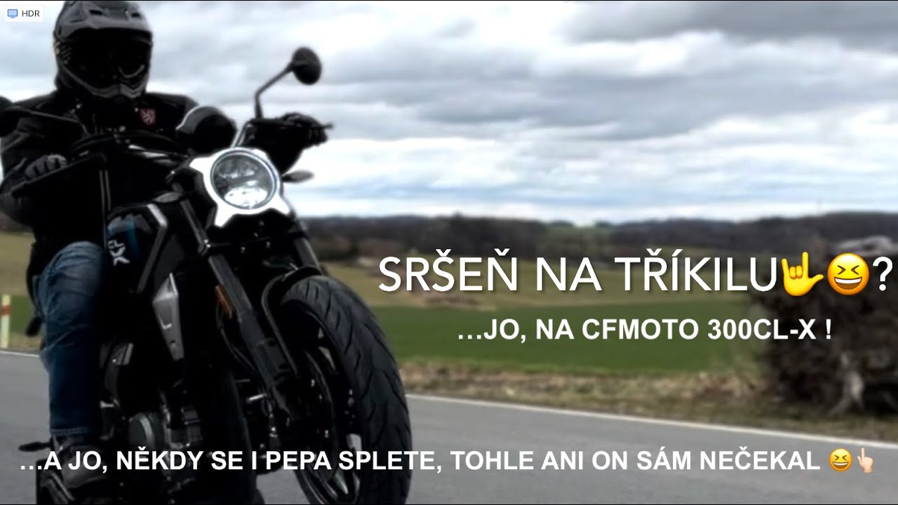 Sršeň a test CFMOTO 300 CL-X. Jak sám říká: 