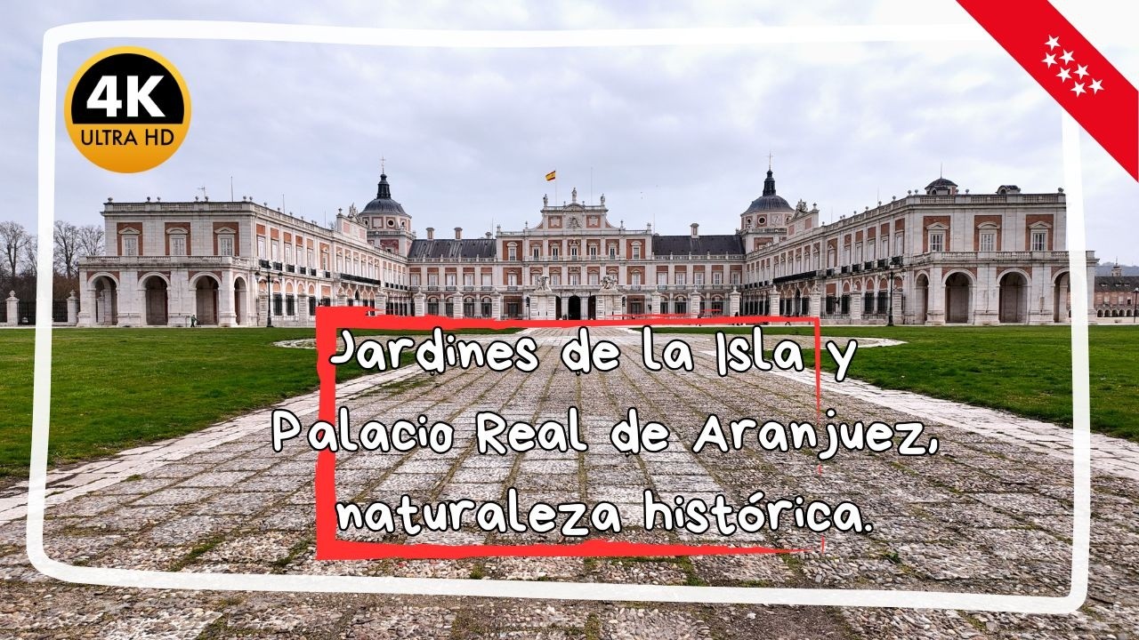 PALACIO de ARANJUEZ 🇪🇸 Jardín del Rey y de la Isla / 4K Walking Tour (No Talking)
