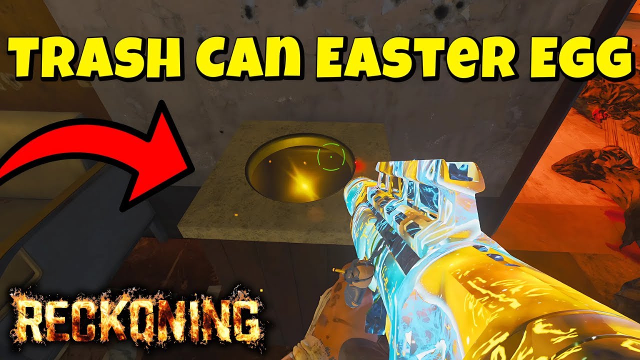 Trash Can Easter Egg on Reckoning BO6 Zombies (I'm a Real Girl) Intel