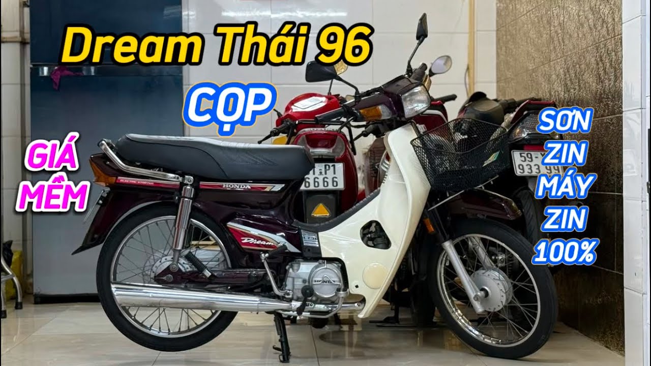 Honda Dream Thái tem lửa 1996 . Chính chủ một đời chủ . Sơn zin rất đẹp . Máy zin đầu nồi chưa rớt