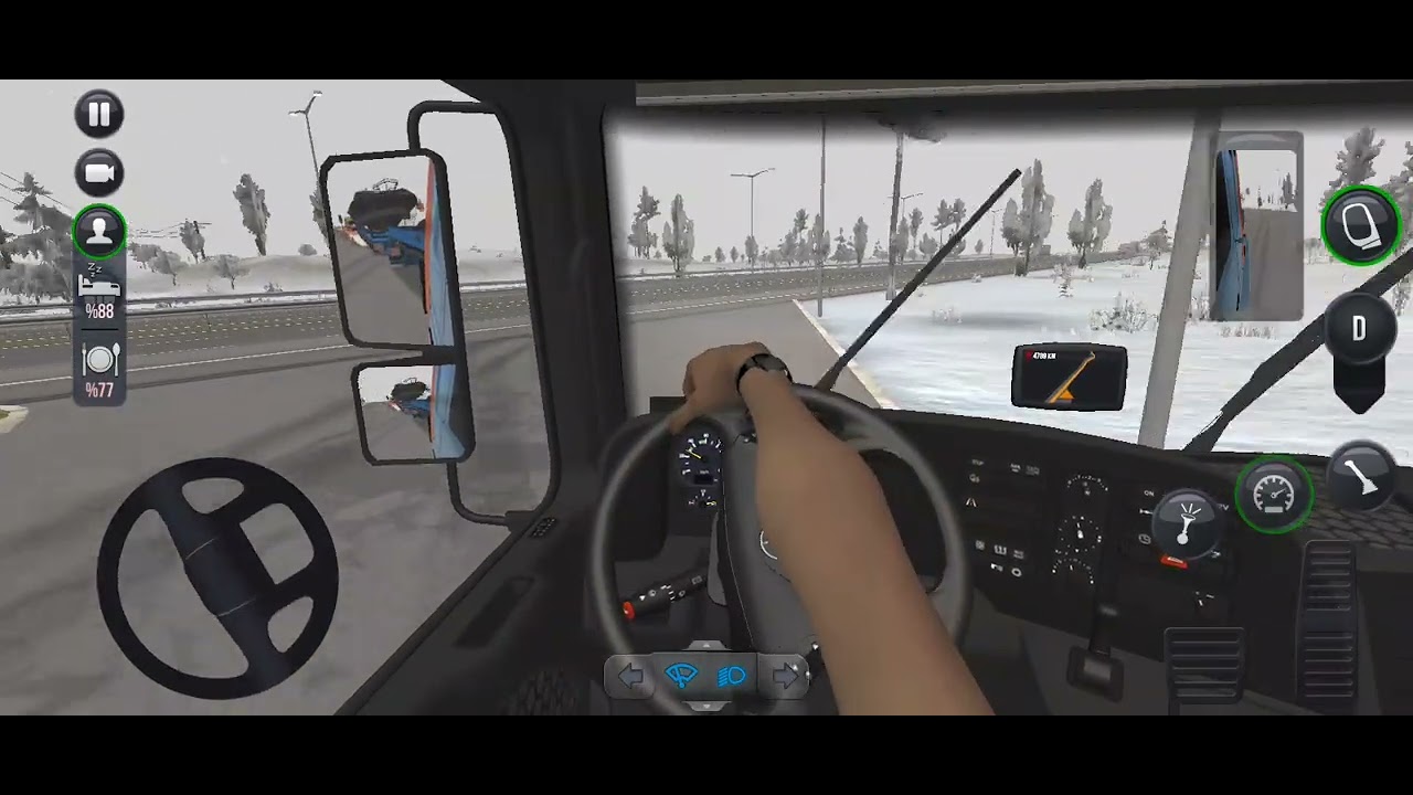 Me pasó un semáforo por arte de magia y choco a un quitanieves/truck simulator ultimate/#175