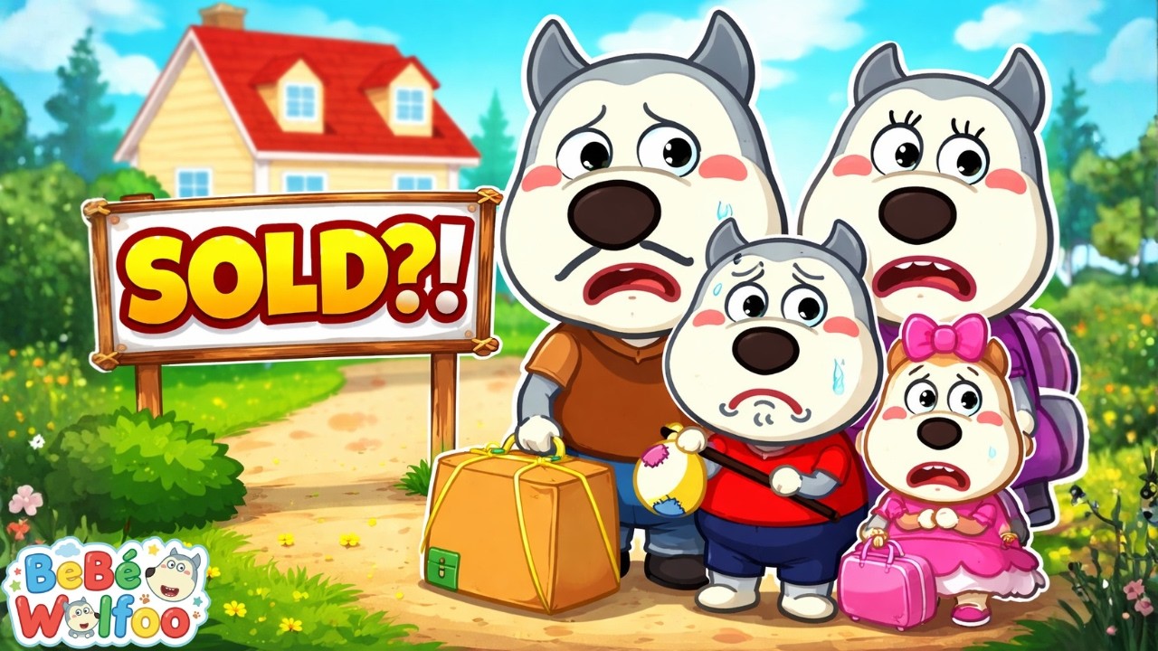 Bebé Wolfoo | La Casa de Wolfoo Fue Vendida | Dibujos animados para niños
