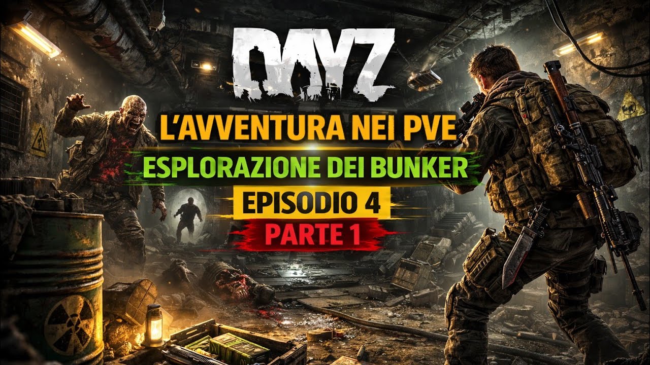 L'avventura nei PvE ep4/1 - Esplorazione dei bunker #dayz #dayzitalia #pve #bunker #survivalgame 