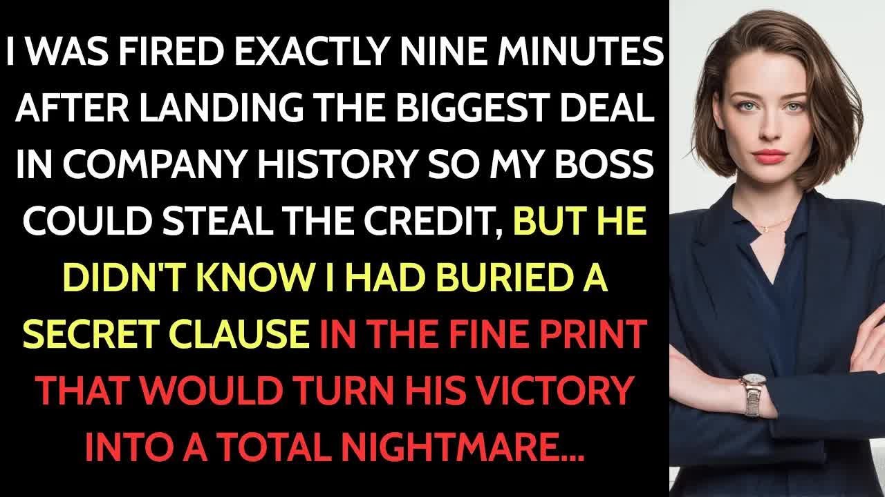 Fired After Landing the Biggest Deal in Company History - My Boss Had No Idea the Client Signed...