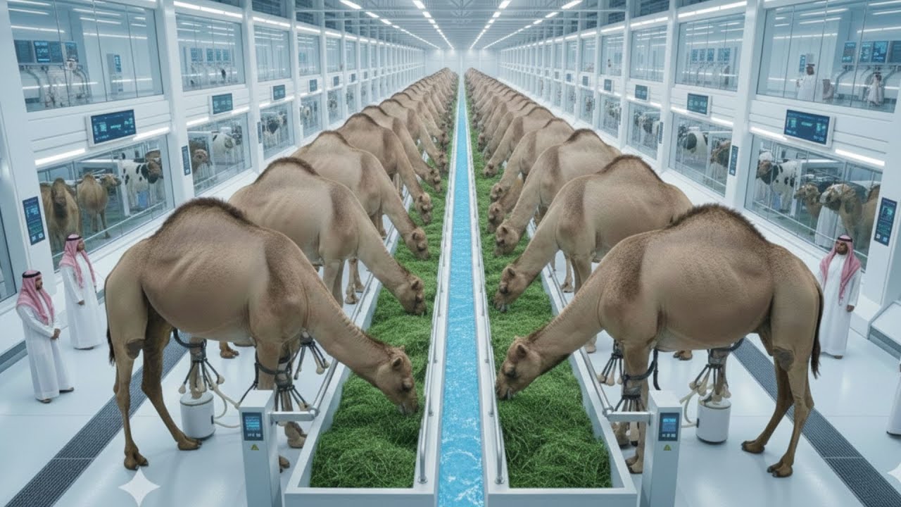 Camel Milk Production: The Complete Digital Factory Process (From Farm to Product)
