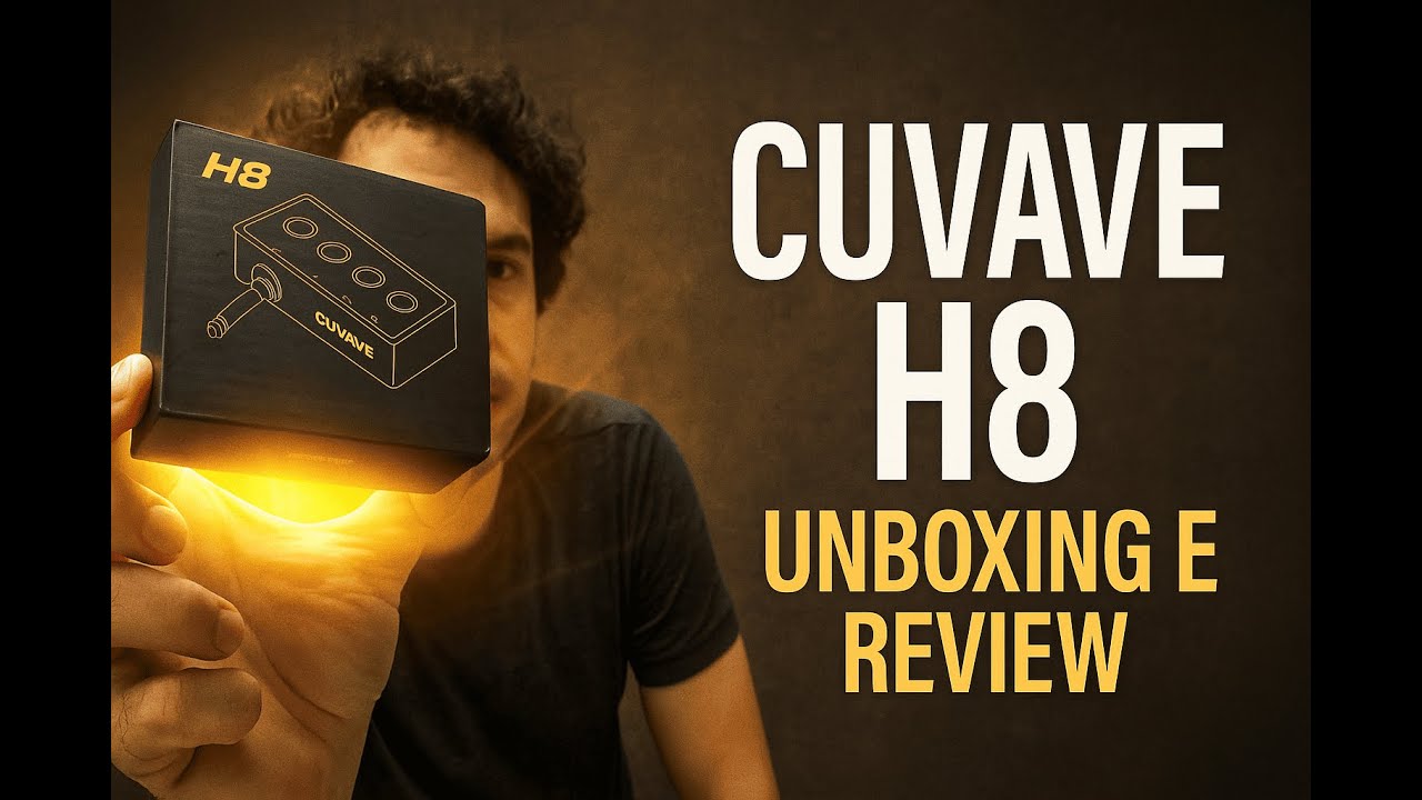 INCRIVEL E PORTATIL - Guitarra , Baixo e Violão - CUVAVE H8