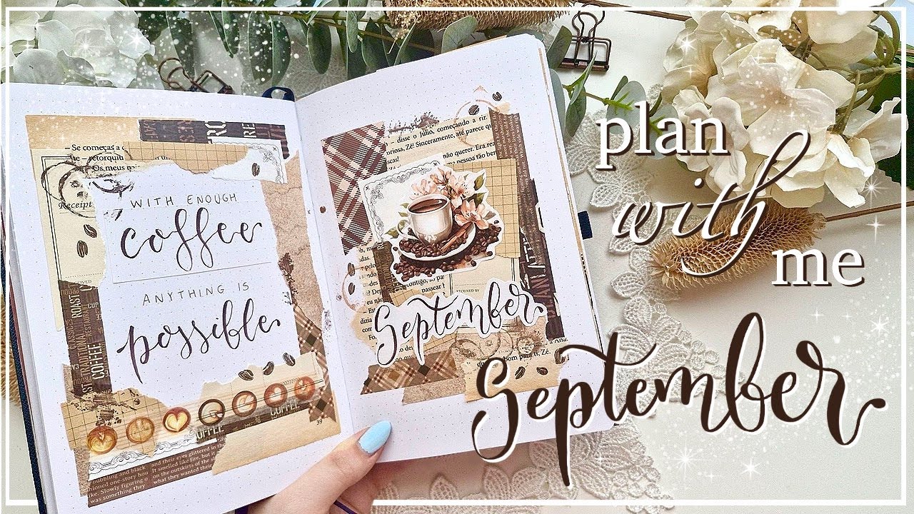 September 2025 | PLAN WITH ME | Coffee Theme ☕️ Bullet Journal Setup