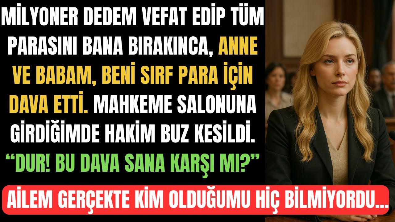 Mahkemeye Girdiğimde Anne ve Babam Beni Küçümsedi Ama Hakim Şok Oldu...