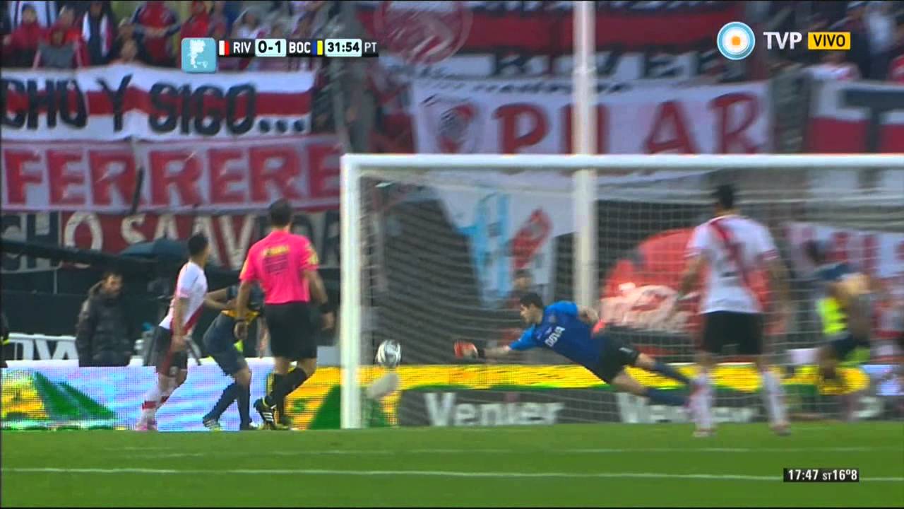 River 1 - 1 Boca  - Fecha 10 Torneo de Transición 2014