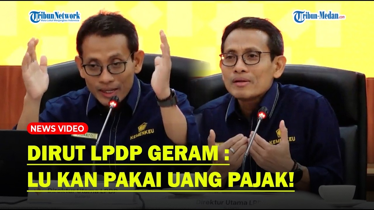 VIRAL ALUMNI LPDP! Dirut Sampai Geram Ingatkan Penerima Beasiswa : Lu Pakai Uang Pajak…