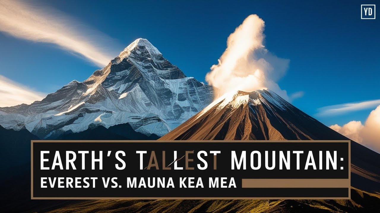 🌍 Everest vs. Mauna Kea: The Truth About Earth's Tallest Mountain 🏔️
