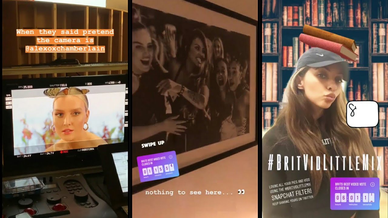 Little Mix Snapchat / Instagram Stories 15 February 2019