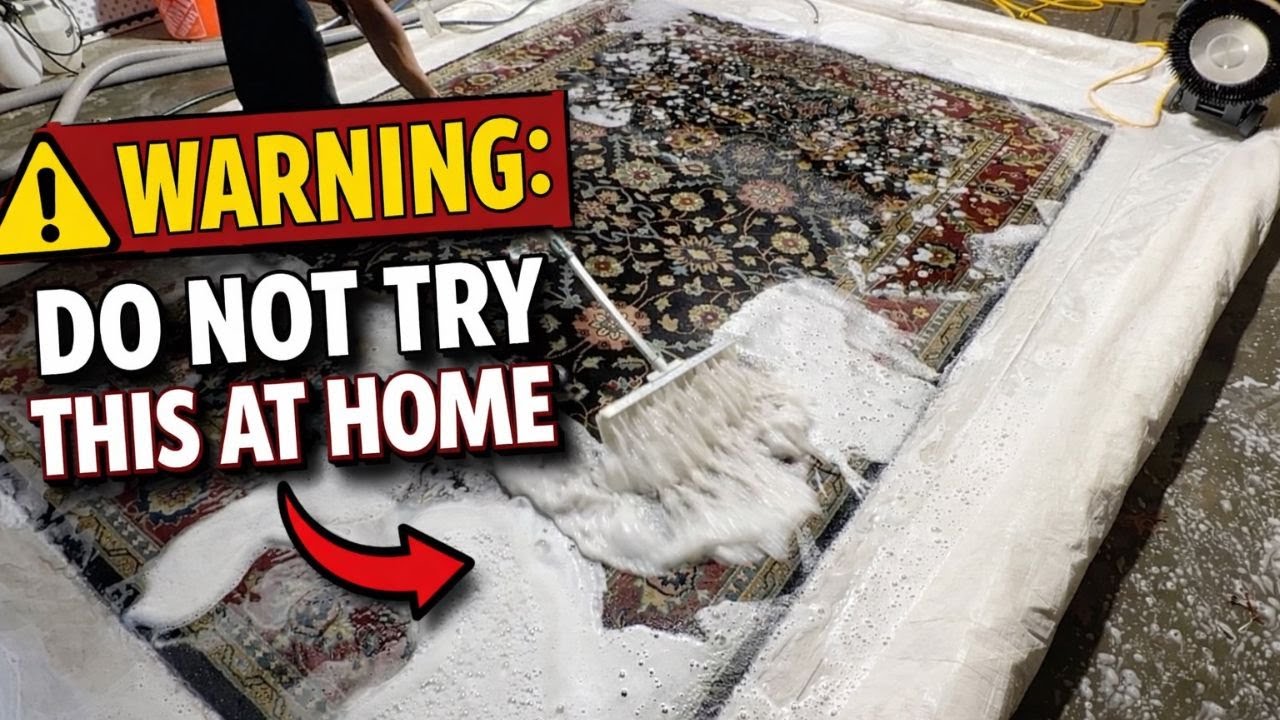 Why High-Value Area Rugs Require Full Submersion Cleaning (Not In-Home Cleaning)