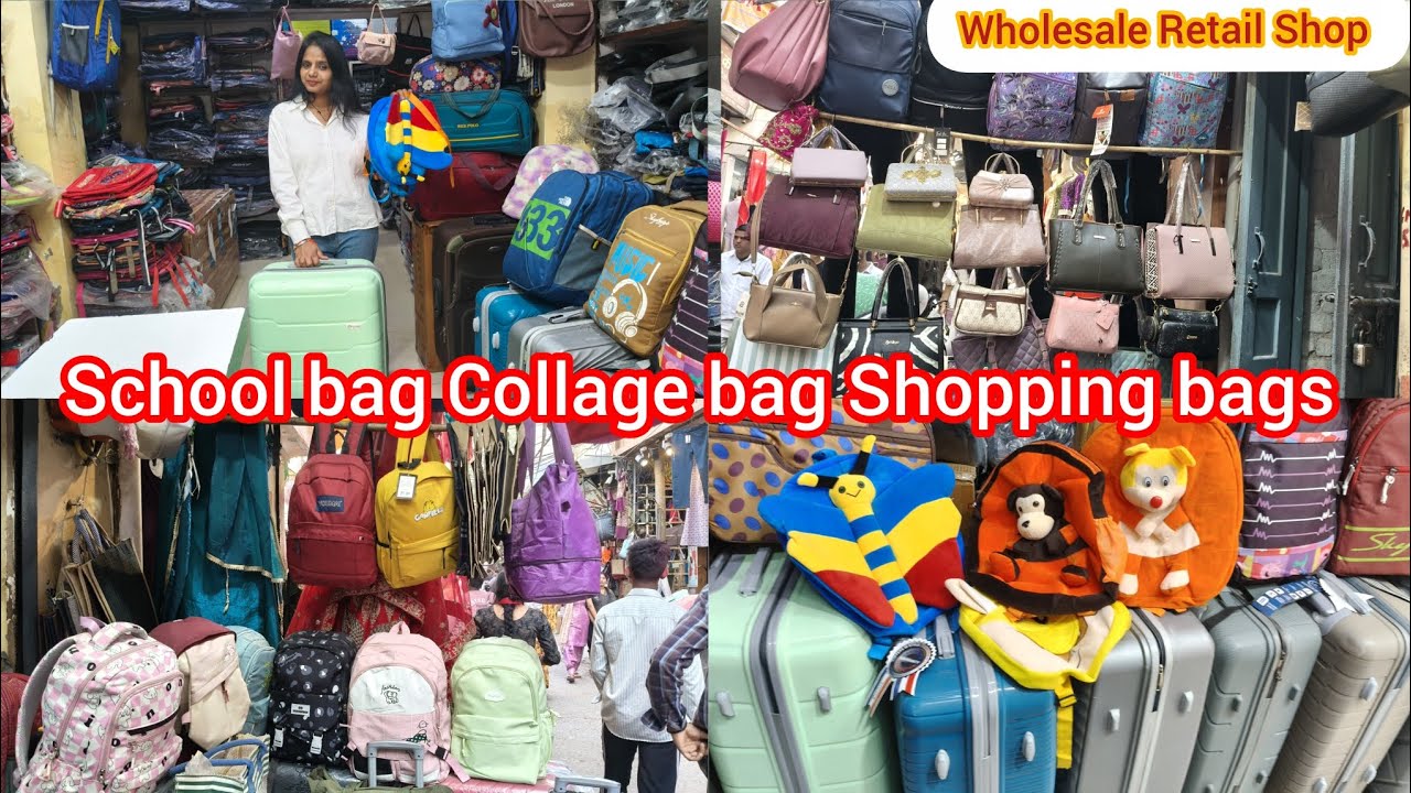  Najafgarh Market Delhi | School bag Collage bag items, Laxmi tevar Vlogger 