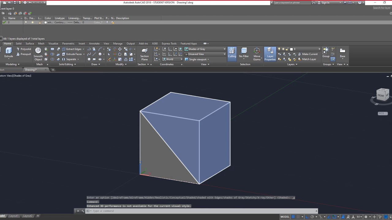 Slice / Cortar Autocad 3d