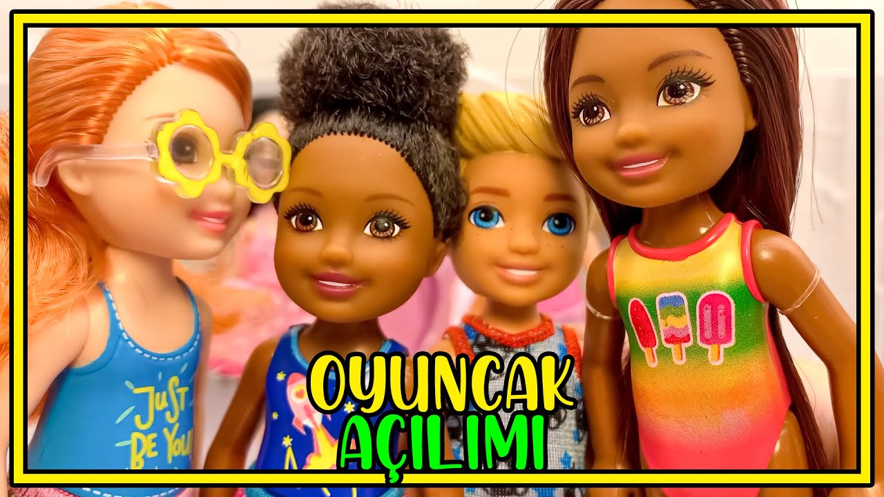 Barbie Chelsea Bebekler ve Aksesuar Paketlerinin Açılımı