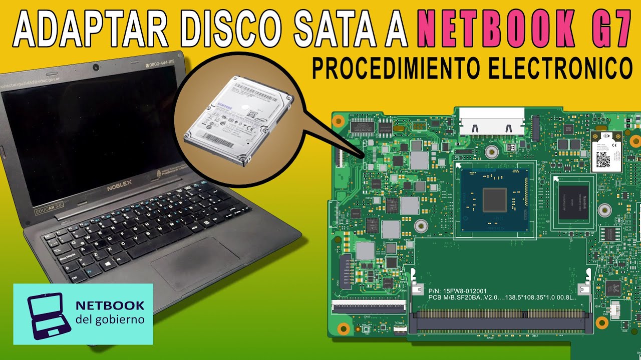 Adaptar un disco Sata a netbook G7