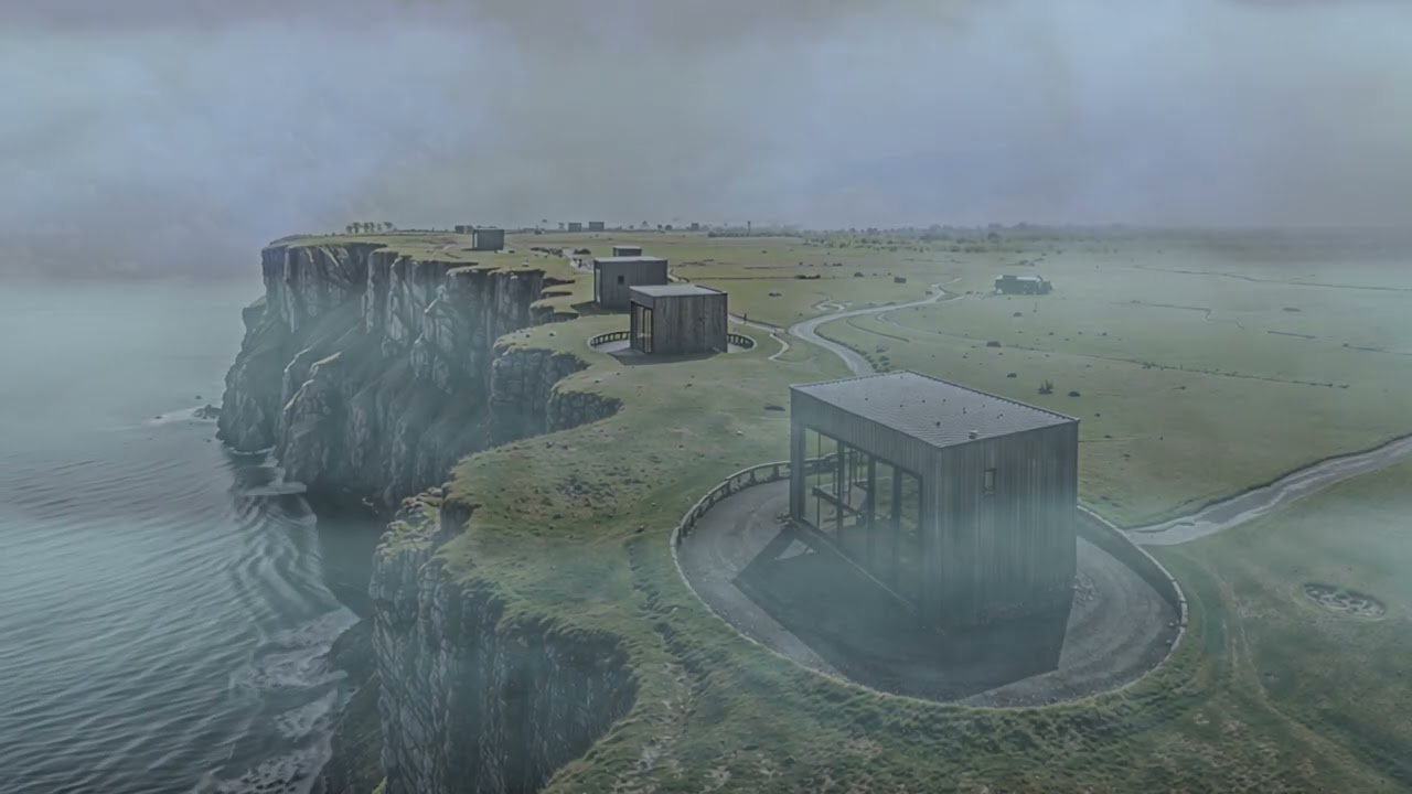 Life in an Isolated Cliff House (No Music) - Natural Soundscape for Deep Work & Relaxation