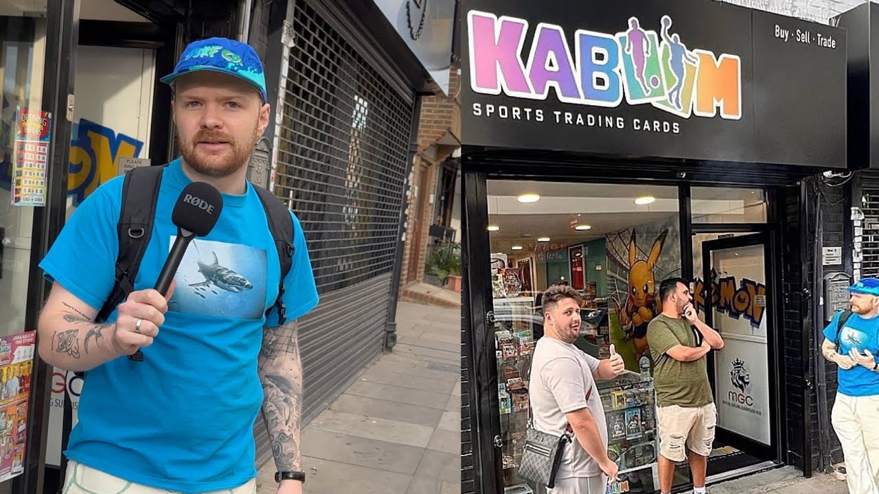 UNBELIEVABLE TRADE NIGHT AT KABOOM SPORTS CARDS SHOP - LONDON - INSANE ON-CARD AUTO VALUED $$$$!