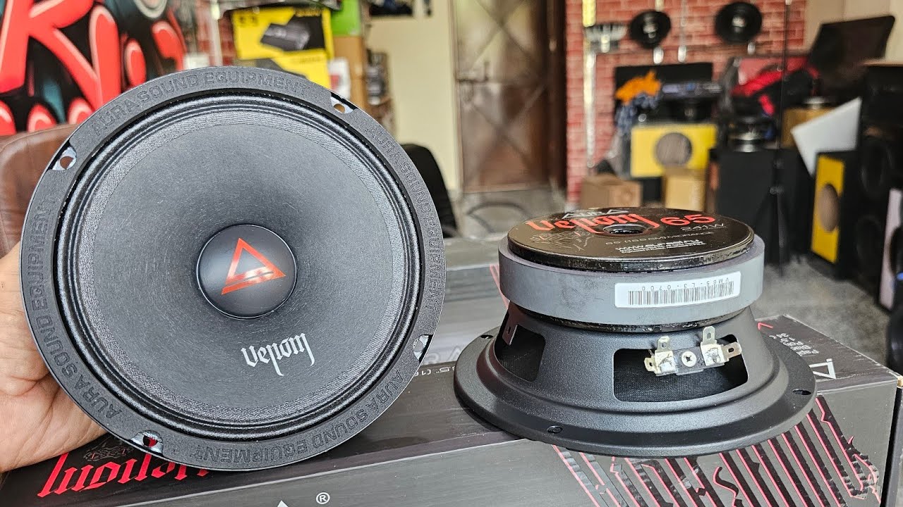 121 Rms Aura MIDRANGE Speakers #redraudio #aura #midrange