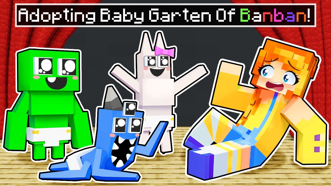 Adopting BABY GARTEN OF BANBAN in Minecraft!