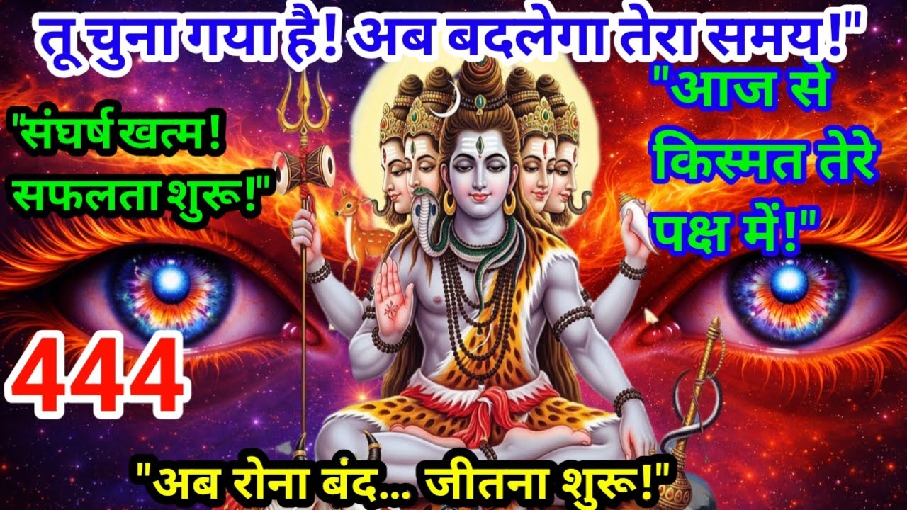 999🕉️महादेव जी का संदेश आज से किस्मत तेरे पक्ष में💌💯🕉️🔱✅🌄