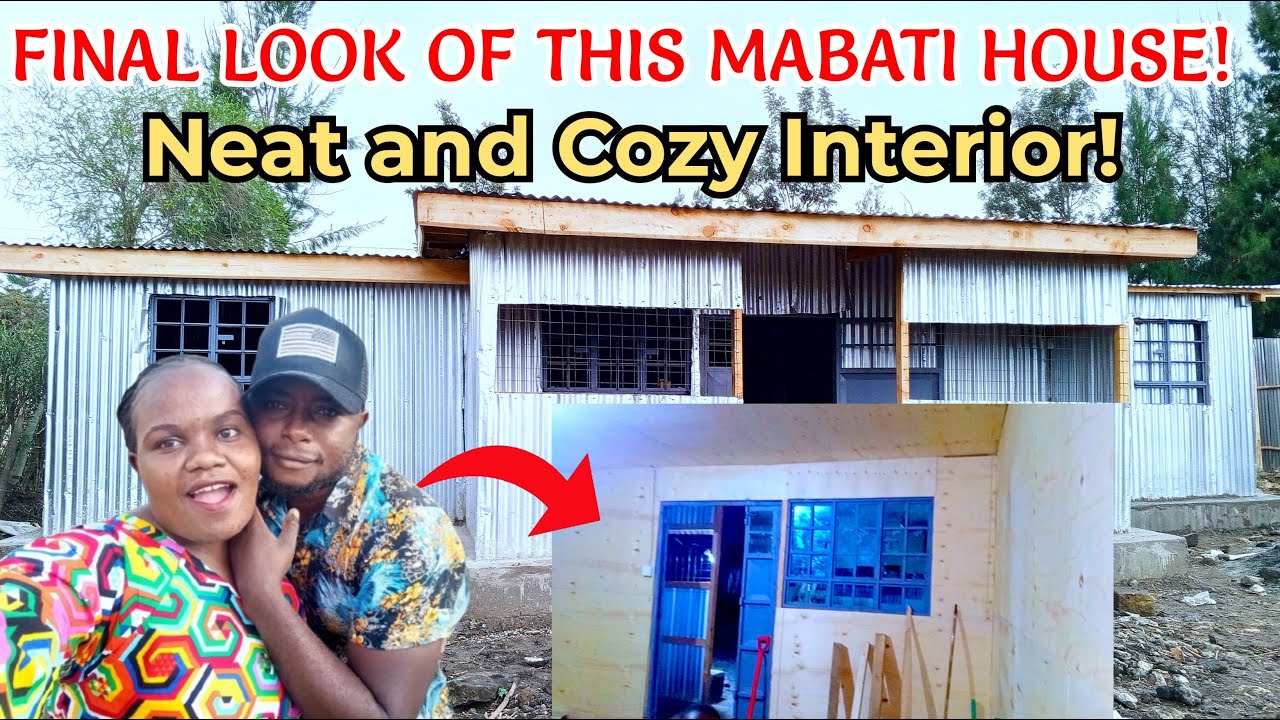 WAOH🔥: THE FINAL LOOK OF THIS MABATI HOUSE | SO BEAUTIFUL!