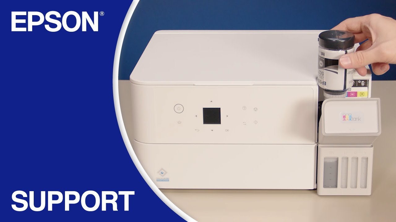 Epson EcoTank ET-2980 | Filling the Ink Tanks