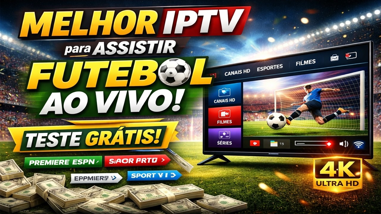 Melhor IPTV para Assistir Futebol ao Vivo Sem Travar &ndash; Teste Gr&aacute;tis
