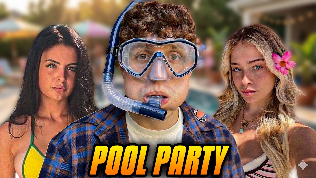 POOL PARTY a Los Angeles con Camilla De Pandis, Alice Carollo, Virginia, Erika, Matteo Rocca & Altri