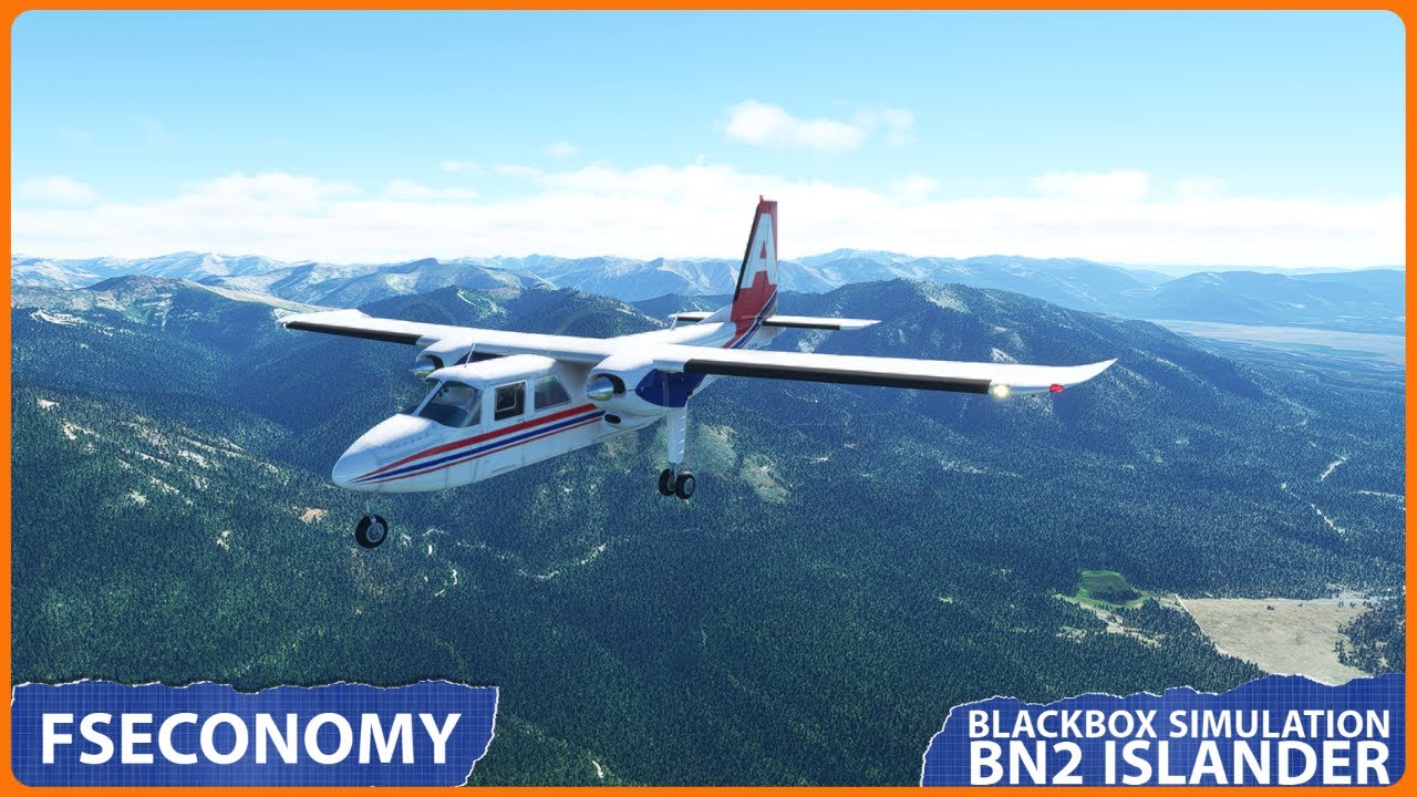 Montana Flyin | BlackBox Simulation BN2 Islander | Microsoft Flight Simulator | FSECONOMY | Ep. 1