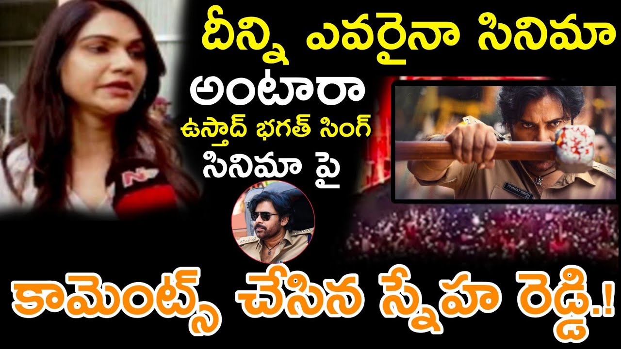 దీన్ని ఎవరైనా సినిమా అంటారా ఉస్తాద్ భగత్ సింగ్ సినిమా పై కామెంట్స్ స్నేహ రెడ్డి pawan kalyan.//